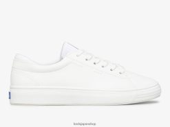 アレイレザースニーカー ZDPZ60127 Keds 女性 白 履物
