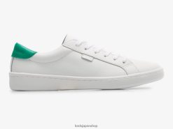 エースレザースニーカー ZDPZ60197 Keds 女性 白緑 履物