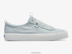 キックバック キャンバス ドット プリント スニーカー ZDPZ6062 Keds 女性 ライトブルーシルバー 履物