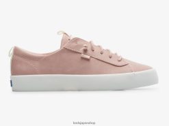 キックバックフェイクレザースリッポンスニーカー ZDPZ60212 Keds 女性 藤色 履物