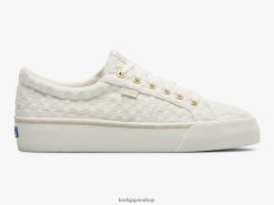 ジャンプ キック デュオ ドット アイレット スニーカー ZDPZ60151 Keds 女性 白雪姫 履物