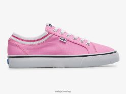 ジャンプキック リブニットカラースニーカー ZDPZ60193 Keds 女性 ネオンピンク 履物