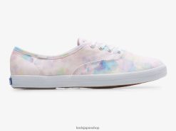 チャンピオン アブストラクトプリント スニーカー ZDPZ60159 Keds 女性 ピンク 履物