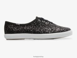 チャンピオン グリッター セレブレーション スニーカー ZDPZ60103 Keds 女性 黒 履物