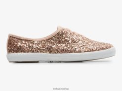 チャンピオン グリッター セレブレーション スニーカー ZDPZ60106 Keds 女性 ローズゴールド 履物