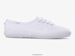チャンピオン スパンコール スニーカー ZDPZ60178 Keds 女性 白 履物