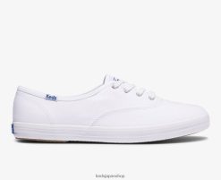 チャンピオンfeat.オーガニックコットンスニーカー ZDPZ60108 Keds 女性 白 履物