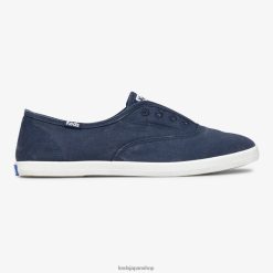 チラックス ウォッシャブル スリッポン スニーカー ZDPZ6043 Keds 女性 青 履物