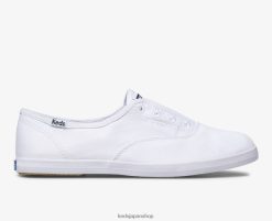 チラックス ベーシック スリッポン スニーカー ZDPZ603 Keds 女性 白 履物