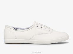 チラックス レザー スリッポン スニーカー ZDPZ6037 Keds 女性 白 履物
