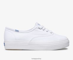 トリプルスニーカー ZDPZ60133 Keds 女性 白 履物