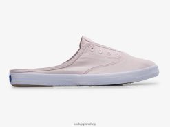 モクシー ミュール ウォッシュドツイル スリッポン スニーカー ZDPZ6053 Keds 女性 ライトピンク 履物