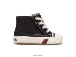 ロイヤル ハイ ベビーベッド スニーカー ZDPZ60268 Keds 小さな子供 黒 履物