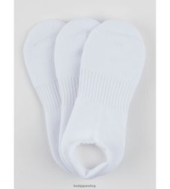 ローカットクッションライナーソックス 3 足組 ZDPZ60219 Keds 女性 白 アクセサリー